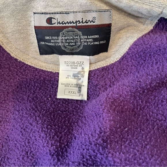 Purple Champion Zip Up‎ Jacket - Picture 5 of 6